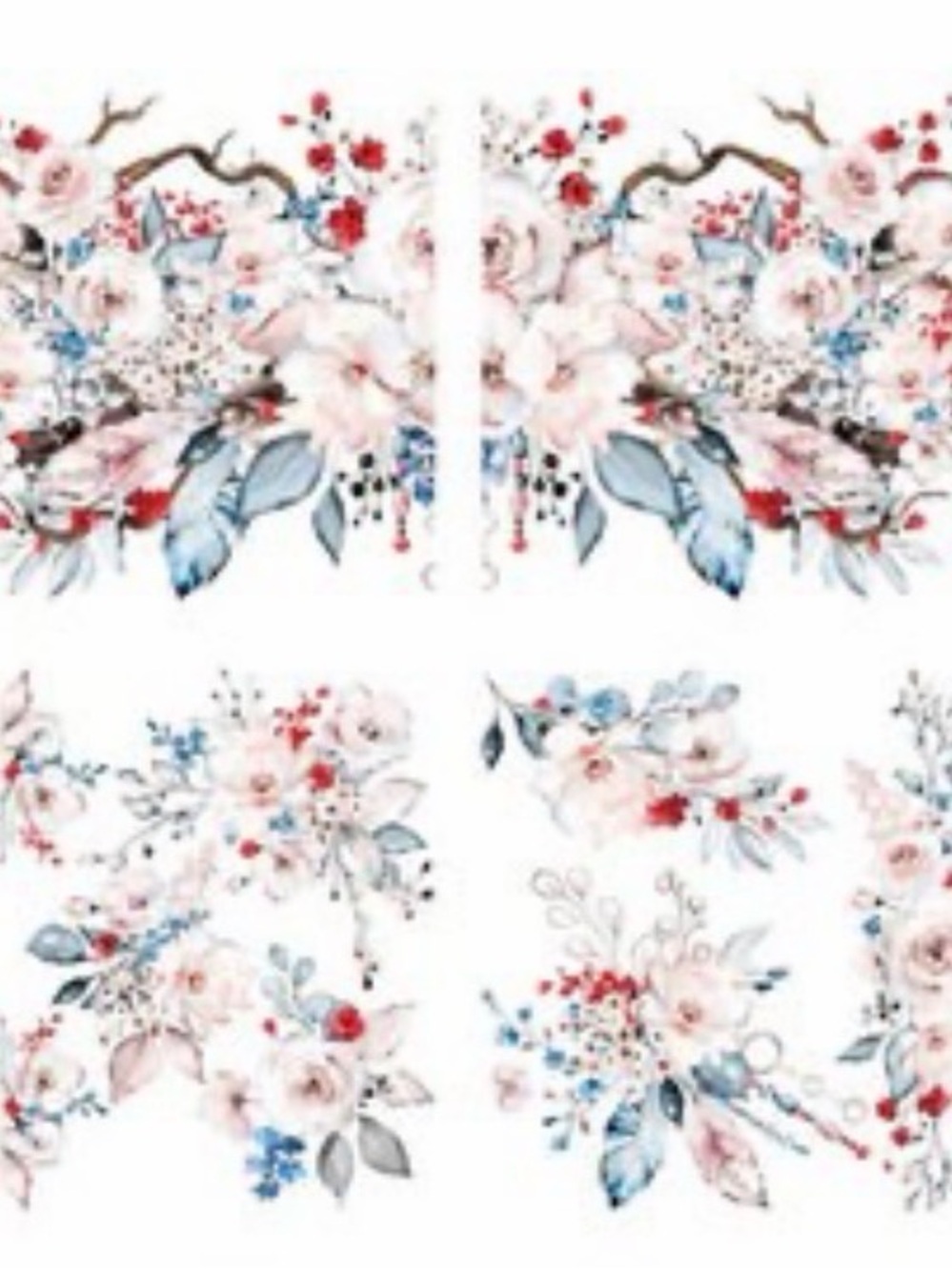 Almost 4 NEW Belles & Whistles Bohemian Wedding Transfer FIFTEEN Sheets Total